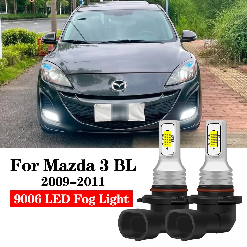BMTxms 2PCS 9006 HB4 LED Car Front Fog Light DRL Lamps Bulb For Mazda 3 BL Mazda3 Saloon Hatchback 2009 2010 2011 6000K White
BMTxms 2PCS 9006 HB4 LED Car Front Fog Light DRL Lamps Bulb For Mazda 3 BL Mazda3 Saloon Hatchback 2009 2010 2011 6000K White