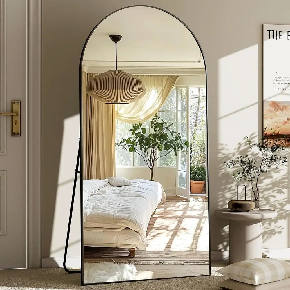 -30x71 inch Wall Mount Arched ull Length Mirror-Alloy e High inition-ull Body Mirror or Bedroom or Living Room,Black
-30x71 inch Wall Mount Arched ull Length Mirror-Alloy e High inition-ull Body Mirror or Bedroom or Living Room,Black