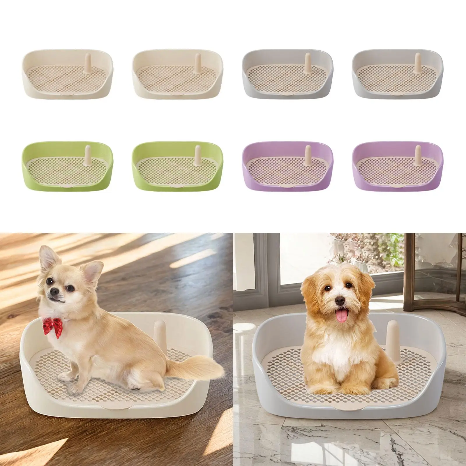 Dog Toilet Training Potty Tray Training Pad Toilet Bedpan Pan Loo Apartment Potty Trainer Pet for Small Medium Large Dogs, s
Dog Toilet Training Potty Tray Training Pad Toilet Bedpan Pan Loo Apartment Potty Trainer Pet for Small Medium Large Dogs, s