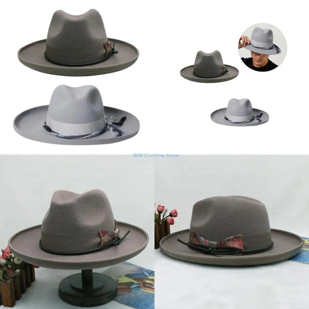 N0PE модная шерстяная шляпа Hat Travel Leisure Hat Outdoor Activity Felted Hat мода для различных нарядов
N0PE модная шерстяная шляпа Hat Travel Leisure Hat Outdoor Activity Felted Hat мода для различных нарядов