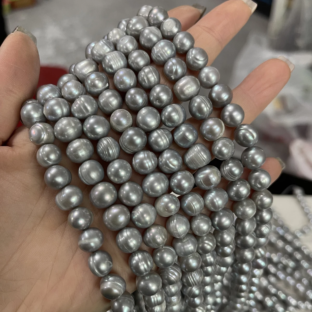 9-10mm Natural Cultured Pearl Beads Loose Genuine Grey Color Pearl Bead for Jewelry Making Diy Necklace Accessories
9-10mm Natural Cultured Pearl Beads Loose Genuine Grey Color Pearl Bead for Jewelry Making Diy Necklace Accessories