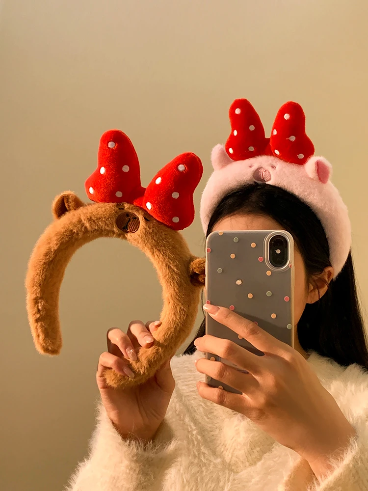 Red Bow water dolphin plush headband women's face washing makeup sweet cute cartoon hairpin hair accessories autumn and winter
Red Bow water dolphin plush headband women's face washing makeup sweet cute cartoon hairpin hair accessories autumn and winter