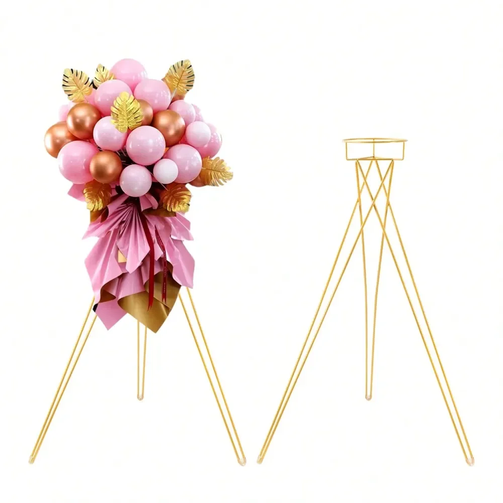 10pcs Gold Floral Display Rack Decorations Metal Flower Pot Holder, Flower Plant Stand Display For Wedding Anniversary Events
10pcs Gold Floral Display Rack Decorations Metal Flower Pot Holder, Flower Plant Stand Display For Wedding Anniversary Events