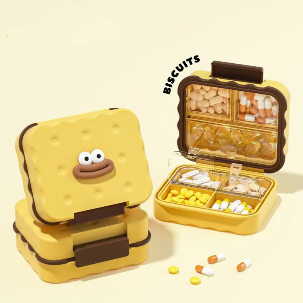 Cute Plastic Biscuit Vitamin Organizer Large Capacity Sealed 7 Grids Pill Box Damp-proof Waterproof Medicines Dispenser Travel
Cute Plastic Biscuit Vitamin Organizer Large Capacity Sealed 7 Grids Pill Box Damp-proof Waterproof Medicines Dispenser Travel