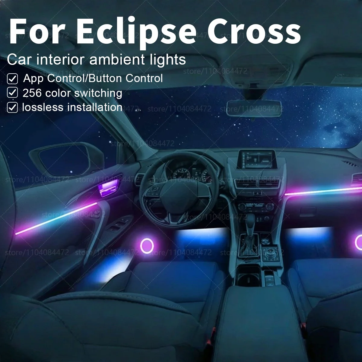 For Mitsubishi Eclipse Cross 22in1 RGB Car Interior Acrylic Car Ambient Lights RGB Hidden Acrylic Strip Decoration Accessories
For Mitsubishi Eclipse Cross 22in1 RGB Car Interior Acrylic Car Ambient Lights RGB Hidden Acrylic Strip Decoration Accessories