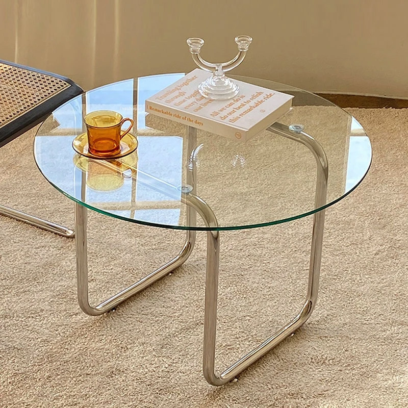 Nordic Glass Home Transparent Low Table light luxury Living Room Furniture Modern Minimalist Round sofa Side Table
Nordic Glass Home Transparent Low Table light luxury Living Room Furniture Modern Minimalist Round sofa Side Table