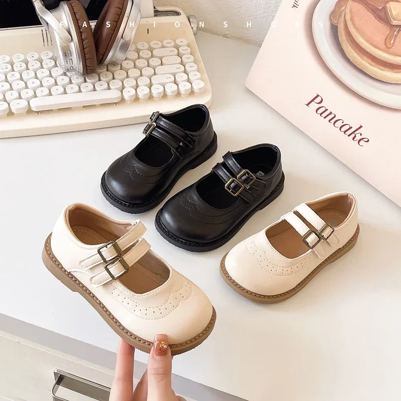 Kids Flat Shoes Black Matte 2025 Spring Autumn Girls Leather Shoes Classic Round Toes Students Uniform Shoes School Trendy Ins
Kids Flat Shoes Black Matte 2025 Spring Autumn Girls Leather Shoes Classic Round Toes Students Uniform Shoes School Trendy Ins