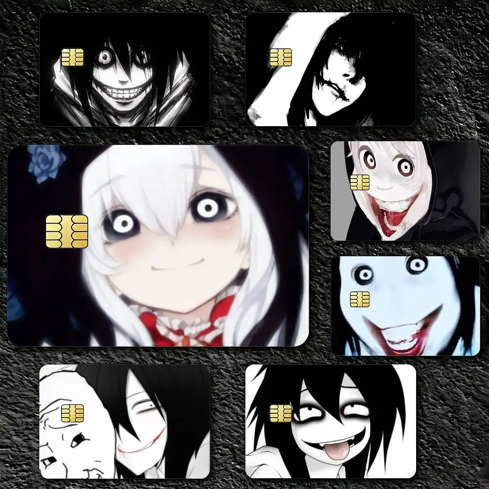 Creepy Urban Killer Jeff Credit Card Skin Stickers For VISA Bank Bus Metro Access Card Protective Film Cover Sticker
Creepy Urban Killer Jeff Credit Card Skin Stickers For VISA Bank Bus Metro Access Card Protective Film Cover Sticker