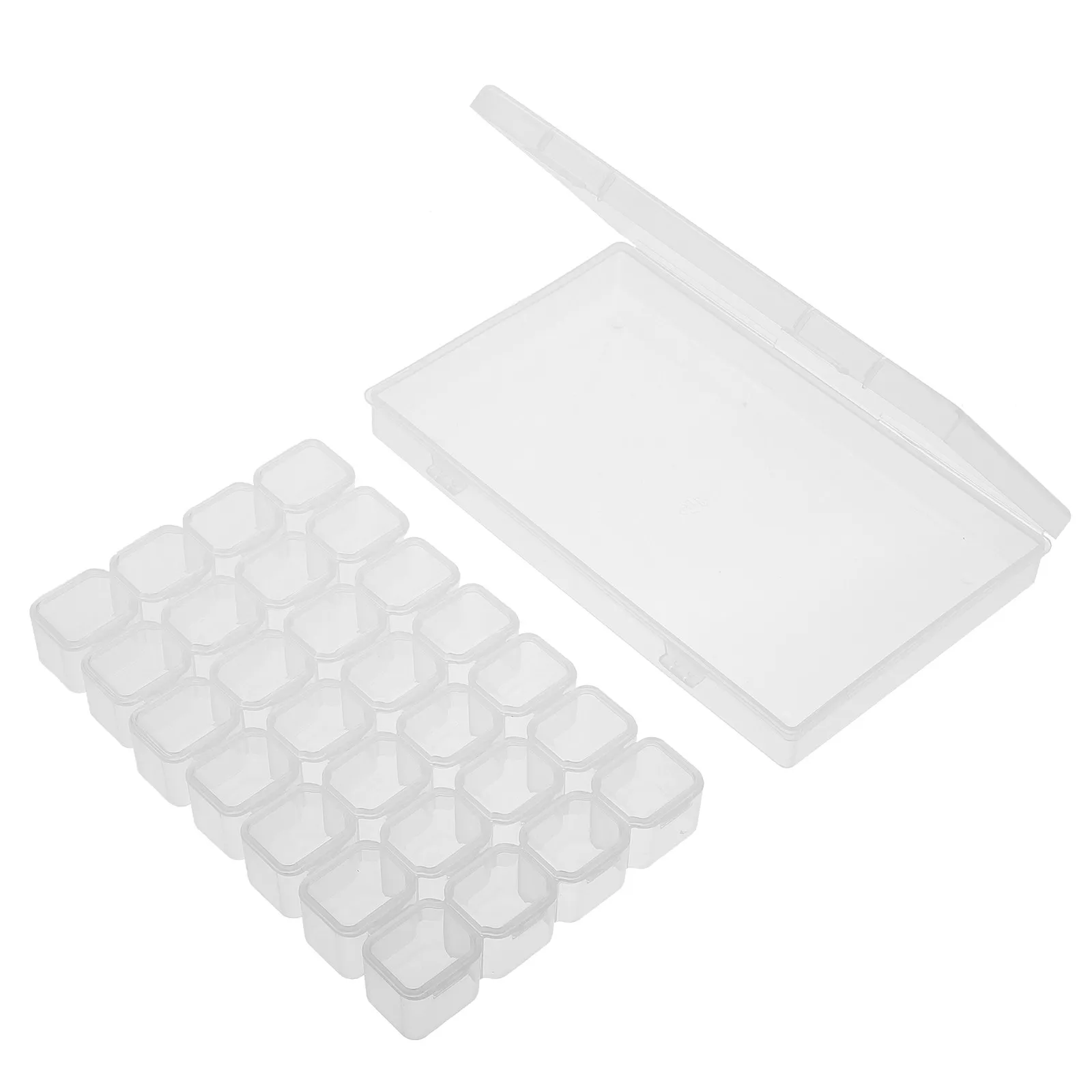 28 Grids Beads Storage Box Clear Transparent Container for Rhinestones Jewelry Accessories Portable PP Material Space Saving
28 Grids Beads Storage Box Clear Transparent Container for Rhinestones Jewelry Accessories Portable PP Material Space Saving