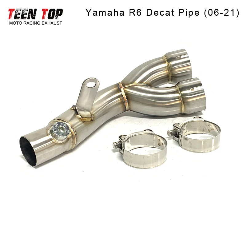 Exhaust Decat Pipe For Yamaha R6 2006-2021 Motorcycle Exhaust Middle Link Pipe Escape Moto R6 Mid Pipe Replace Catalyst Tube
Exhaust Decat Pipe For Yamaha R6 2006-2021 Motorcycle Exhaust Middle Link Pipe Escape Moto R6 Mid Pipe Replace Catalyst Tube