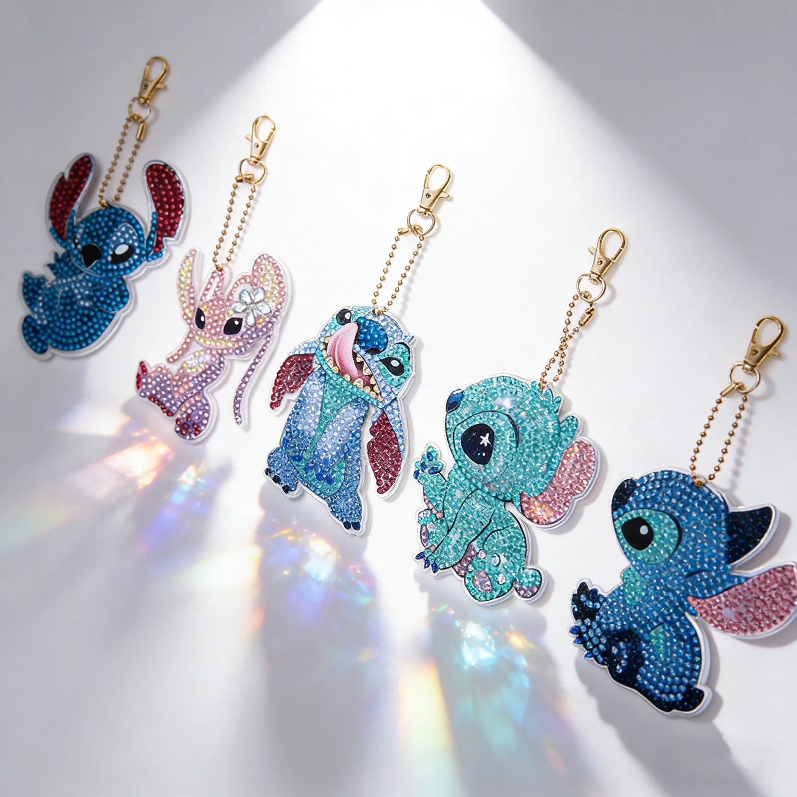 Cute DIY Rhinestone Cartoon Keychain Set of 5, Lovely Bag Charm Pendant, Creative Kids Birthday Gift & Souvenir
Cute DIY Rhinestone Cartoon Keychain Set of 5, Lovely Bag Charm Pendant, Creative Kids Birthday Gift & Souvenir