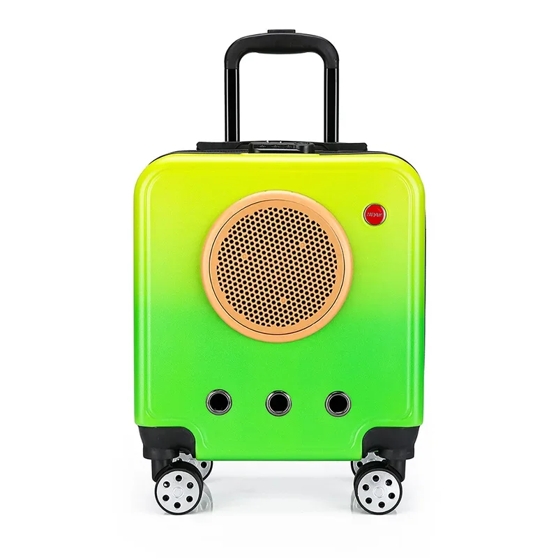 Pet trolley case backpack large capacity breathable portable air case portable cat dog medium and small dog teddy folding
Pet trolley case backpack large capacity breathable portable air case portable cat dog medium and small dog teddy folding