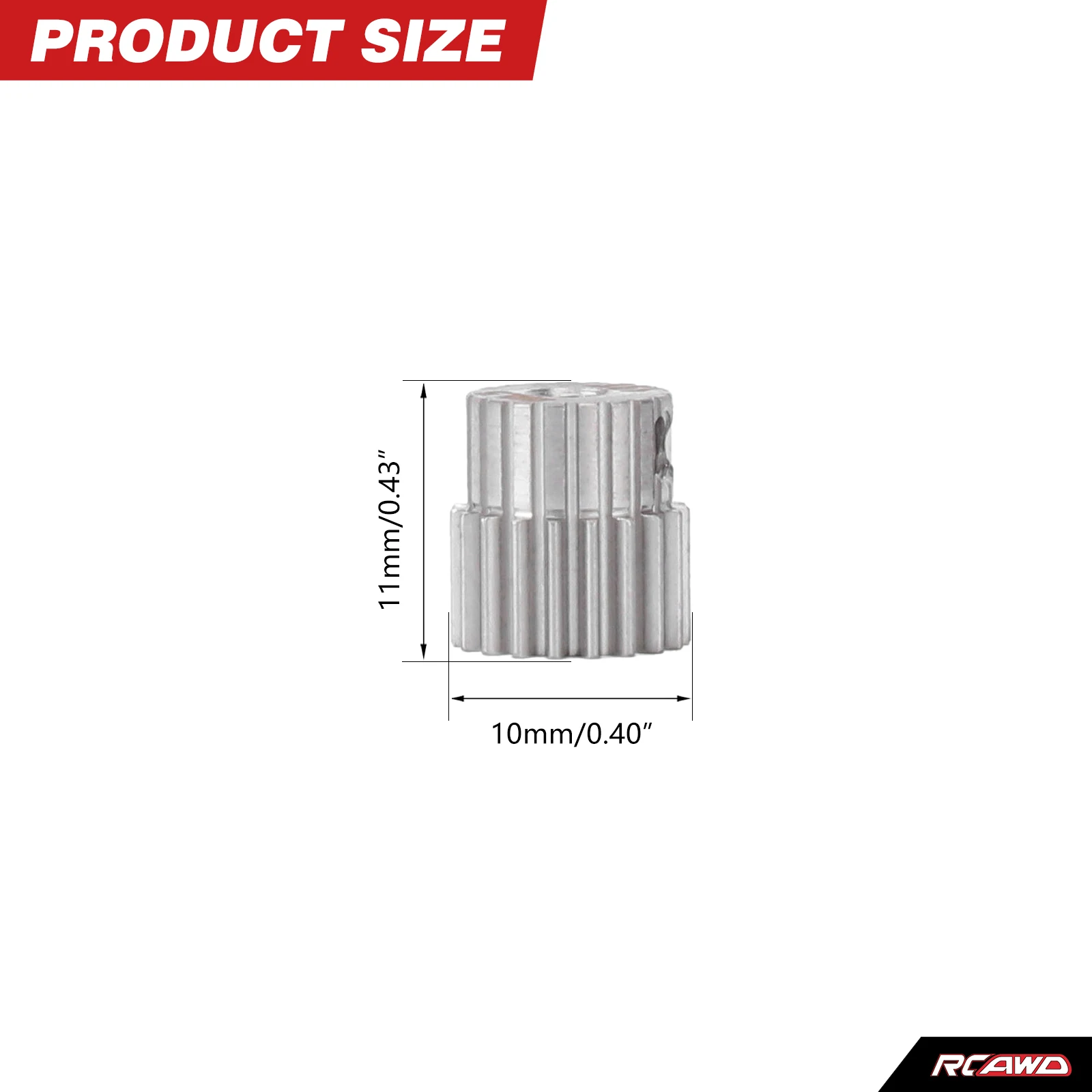 RCAWD for ARA2306 ARA2306S ARA2304 ARA2304S for ARRMA 1/14 1/16 Pinion Gear 19T MOD0.5 3.2mm Bore Motor Gear Upgrades Parts
RCAWD for ARA2306 ARA2306S ARA2304 ARA2304S for ARRMA 1/14 1/16 Pinion Gear 19T MOD0.5 3.2mm Bore Motor Gear Upgrades Parts
