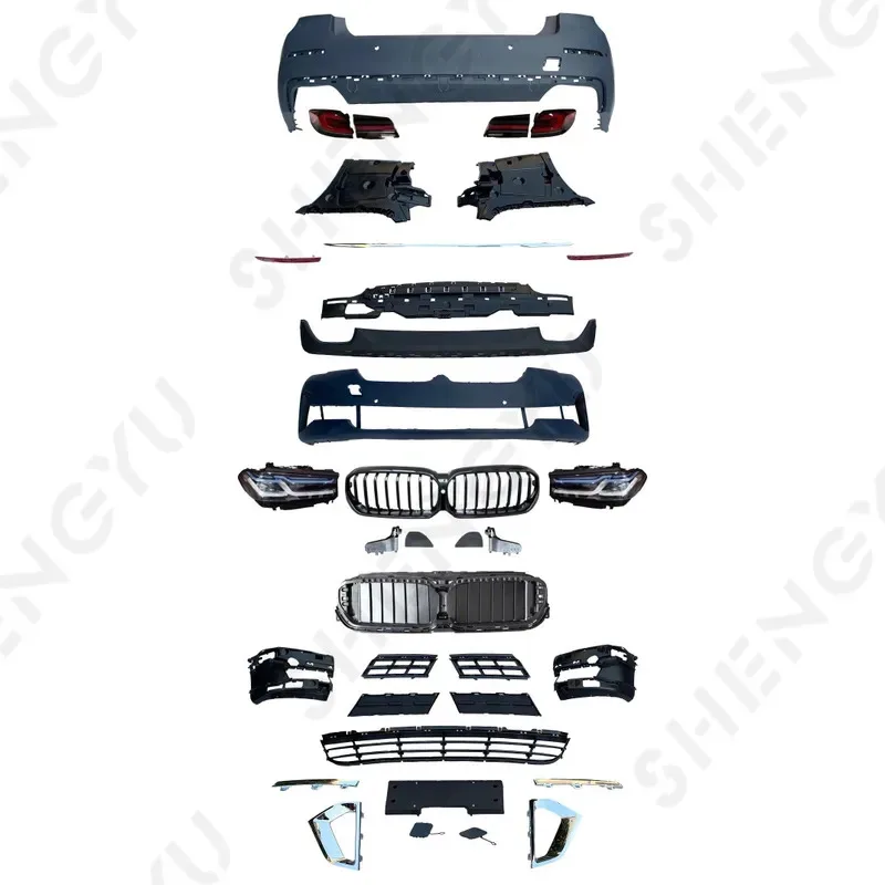 Body Kit Contain Front And Rear Bumper With Grille And Auto Lamps For 5 Series G30 18-20 To 21-23 LCI LU
Body Kit Contain Front And Rear Bumper With Grille And Auto Lamps For 5 Series G30 18-20 To 21-23 LCI LU