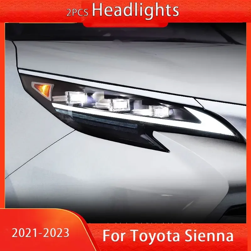 Фара для Toyota Sienna 2021-2023, модифицированная светодиодная фара, светодиодные дневные ходовые огни, линзы, фары
Фара для Toyota Sienna 2021-2023, модифицированная светодиодная фара, светодиодные дневные ходовые огни, линзы, фары