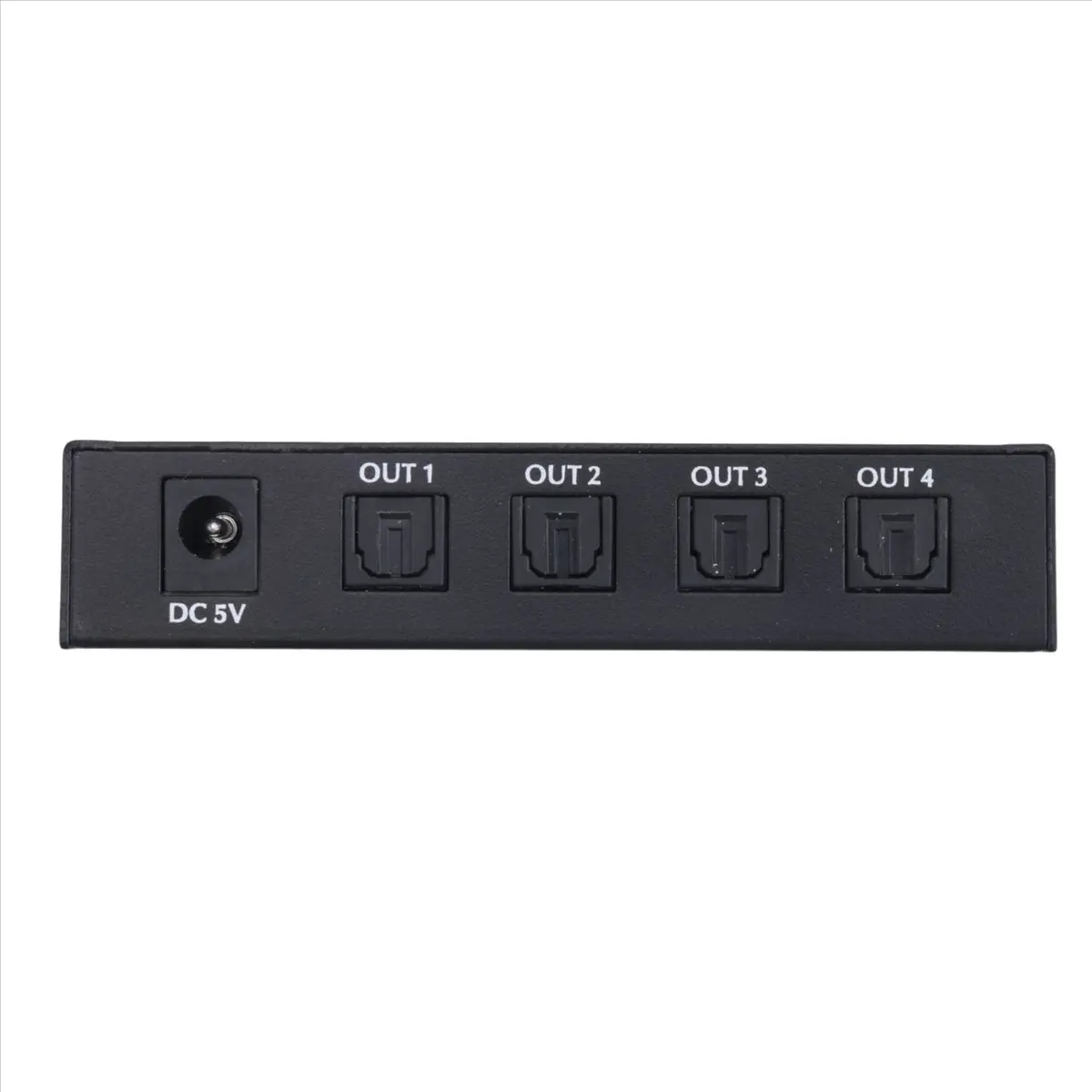 T24C Digital Optical Audio 1X4 Splitter Digital SPDIF Toslink Optical Fiber Audio Splitter 1 in 4 Out Aluminum Alloy(US Plug)
T24C Digital Optical Audio 1X4 Splitter Digital SPDIF Toslink Optical Fiber Audio Splitter 1 in 4 Out Aluminum Alloy(US Plug)
