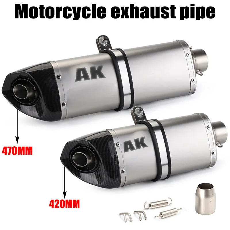 Motorcycle modified exhaust pipe with muffler for imitation carbon fiber oblique triangle CB500X Kaiyue 321
Motorcycle modified exhaust pipe with muffler for imitation carbon fiber oblique triangle CB500X Kaiyue 321