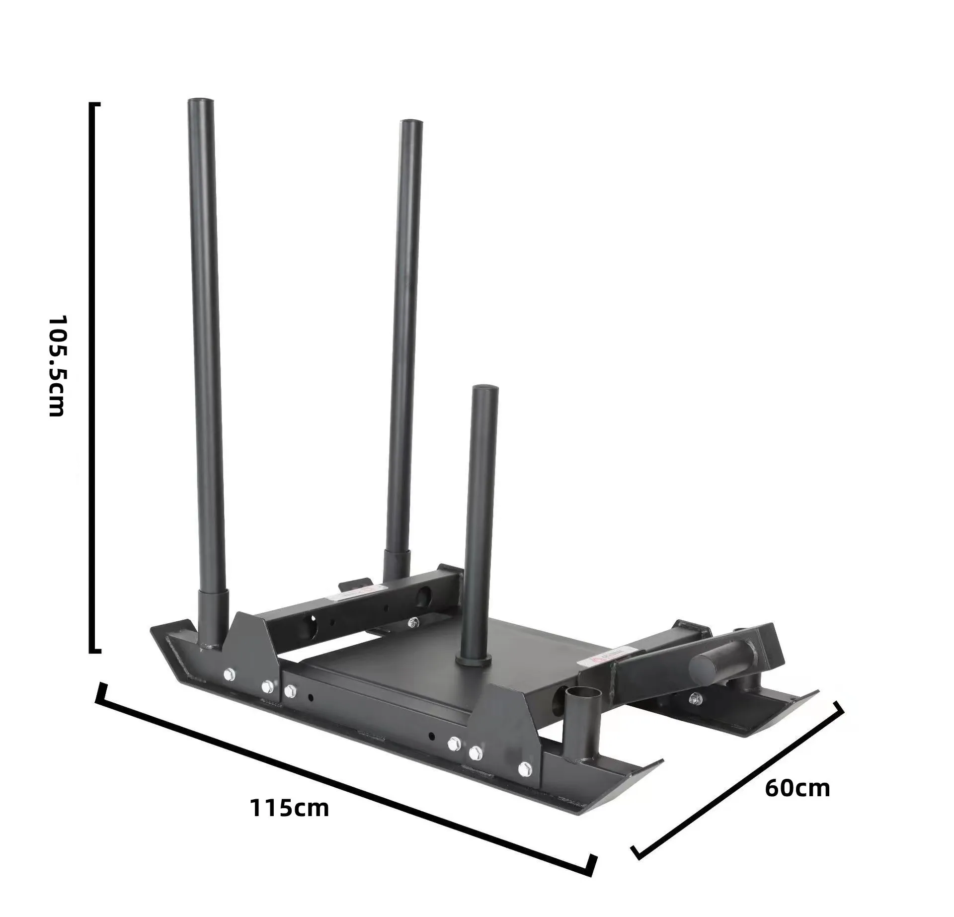Heavy Duty Steel Black Exercise Sled for Gym Strength Training
Heavy Duty Steel Black Exercise Sled for Gym Strength Training
