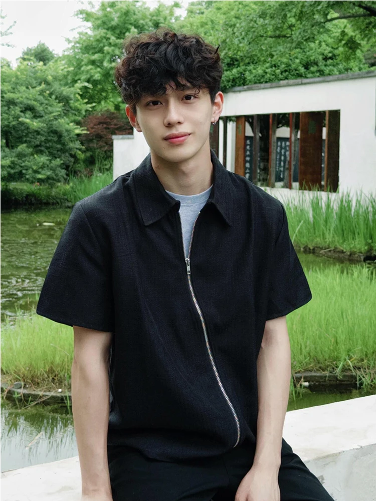 Мужская повседневная куртка на молнии с воротником, однотонная, свободного кроя, универсальная, для повседневной носки
Мужская повседневная куртка на молнии с воротником, однотонная, свободного кроя, универсальная, для повседневной носки