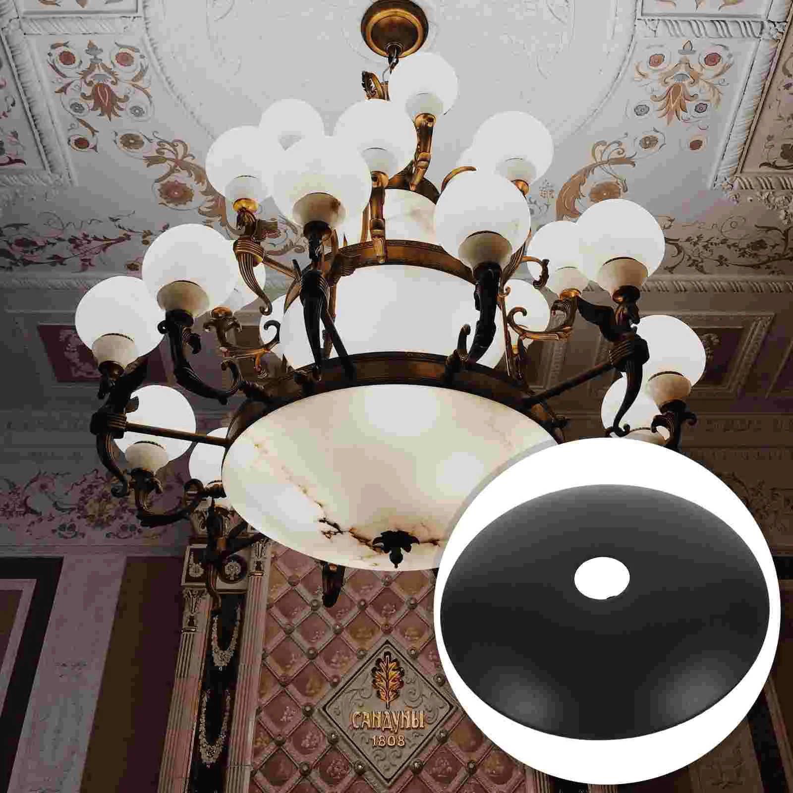 6 Pcs Chandelier Base Tray Pendant Light Canopy Kit Lamps Decorative Ceiling Plate Metal Table Gasket
6 Pcs Chandelier Base Tray Pendant Light Canopy Kit Lamps Decorative Ceiling Plate Metal Table Gasket