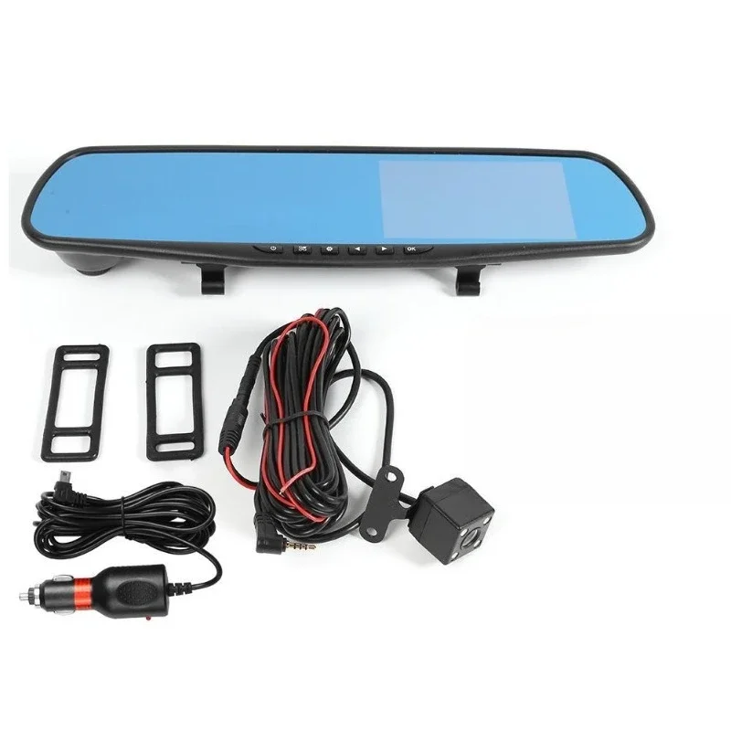 4.3 inch driving recorder high definition dual lens reversing mirror driving recorder 1080p recorder
4.3 inch driving recorder high definition dual lens reversing mirror driving recorder 1080p recorder