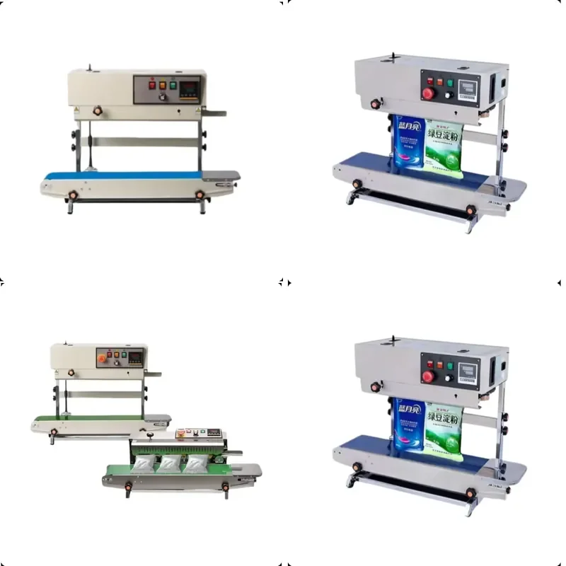 Vertical Automatic Continuous Foil Bags Sealing Machine Coming with the Function of Printing Date Number for Packaging Use
Vertical Automatic Continuous Foil Bags Sealing Machine Coming with the Function of Printing Date Number for Packaging Use