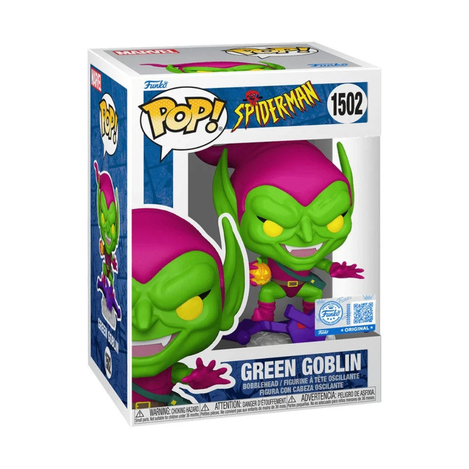 Funko Pop Marvel: Spider-Man Tv Series - Green Goblin - Новогодний подарок - Отличный подарок для друзей и семьи на Рождество, Новый год и дни рождения, декоративный элемент в стиле поп-культуры, подарок на день рождения, коллекционный предмет по комиксам
Funko Pop Marvel: Spider-Man Tv Series - Green Goblin - Новогодний подарок - Отличный подарок для друзей и семьи на Рождество, Новый год и дни рождения, декоративный элемент в стиле поп-культуры, подарок на день рождения, коллекционный предмет по комиксам
