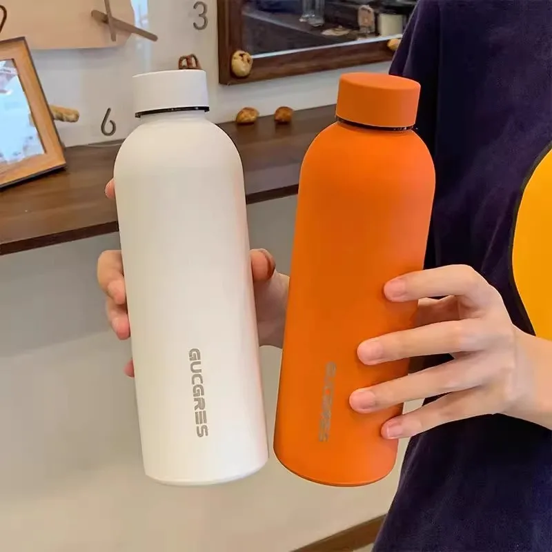 Simple Stainless Steel Thermal Mug - Large Capacity Vacuum Insulated Water Bottle, Frosted for Men Students
Simple Stainless Steel Thermal Mug - Large Capacity Vacuum Insulated Water Bottle, Frosted for Men Students