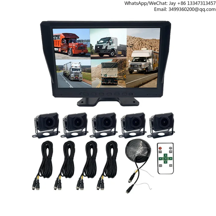 Система AHD для грузовиков: 5-канальный видеорегистратор с 10-дюймовым IPS-дисплеем 1080P, записью на карту памяти TF/SD 128 ГБ и функцией BSD
Система AHD для грузовиков: 5-канальный видеорегистратор с 10-дюймовым IPS-дисплеем 1080P, записью на карту памяти TF/SD 128 ГБ и функцией BSD