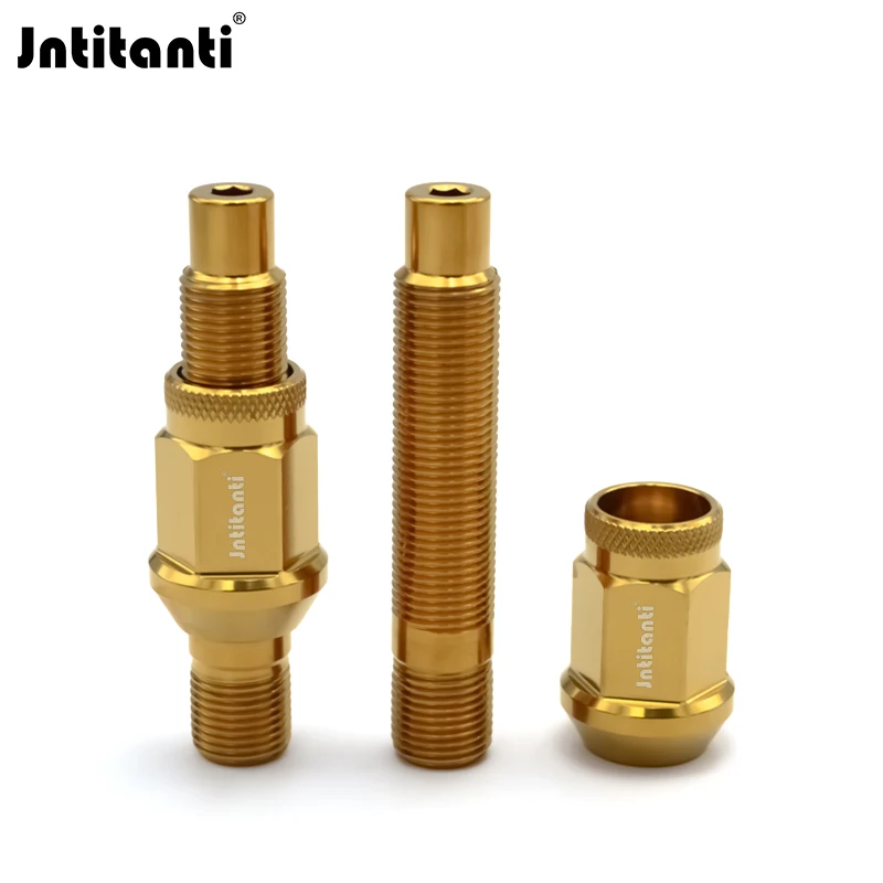 Jntitanti Gr.5 Титановая шпилька Ti-6Al-4V Преобразование колесных штифтов M12x1,5 мм Колесные болты с коническим седлом с накаткой Gr.5 Титановая гайка с наконечником
Jntitanti Gr.5 Титановая шпилька Ti-6Al-4V Преобразование колесных штифтов M12x1,5 мм Колесные болты с коническим седлом с накаткой Gr.5 Титановая гайка с наконечником