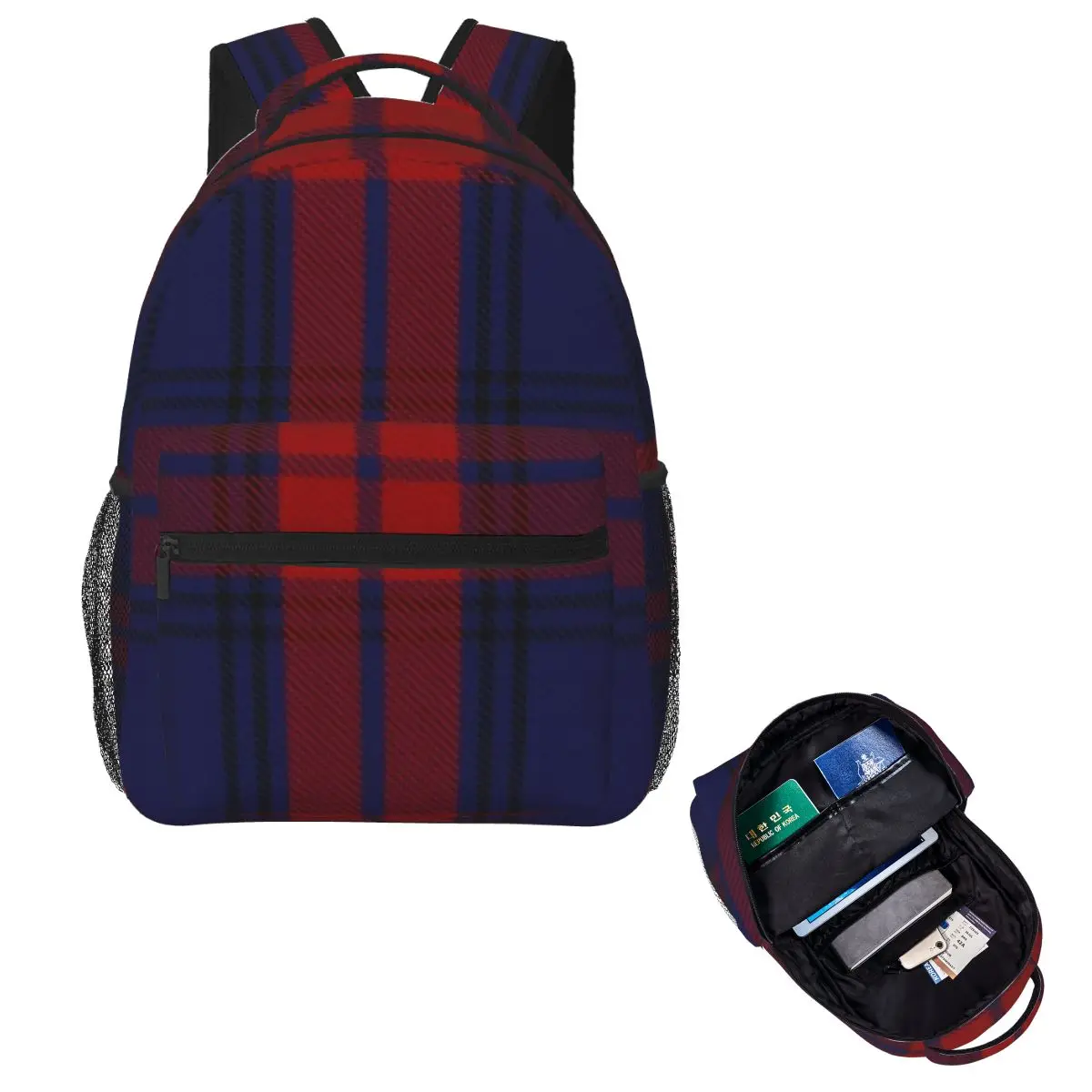 Falkirk Tartan Student Backpack School Bag Hiking Travel Daypack for Boys Girls Fashion Bookbag Shoulder Bags
Falkirk Tartan Student Backpack School Bag Hiking Travel Daypack for Boys Girls Fashion Bookbag Shoulder Bags