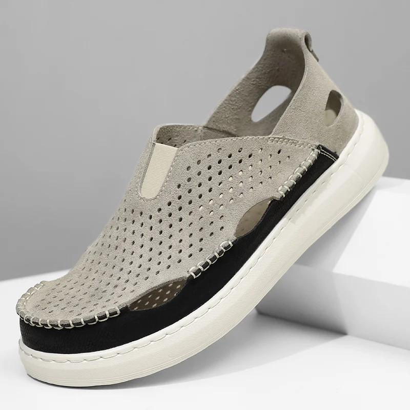 Men Light Party Casual Sandals Minimalist Elegant Modeling Smooth Surface Soft Suitable For Daily Gathering Light Casual Outfit
Men Light Party Casual Sandals Minimalist Elegant Modeling Smooth Surface Soft Suitable For Daily Gathering Light Casual Outfit