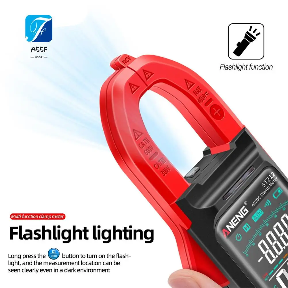 A55F- ST212 Digital Clamp Meter 400A Current True RMS Smart Plier Ammeter 6000 Multimeter DC AC NCV Tester
A55F- ST212 Digital Clamp Meter 400A Current True RMS Smart Plier Ammeter 6000 Multimeter DC AC NCV Tester