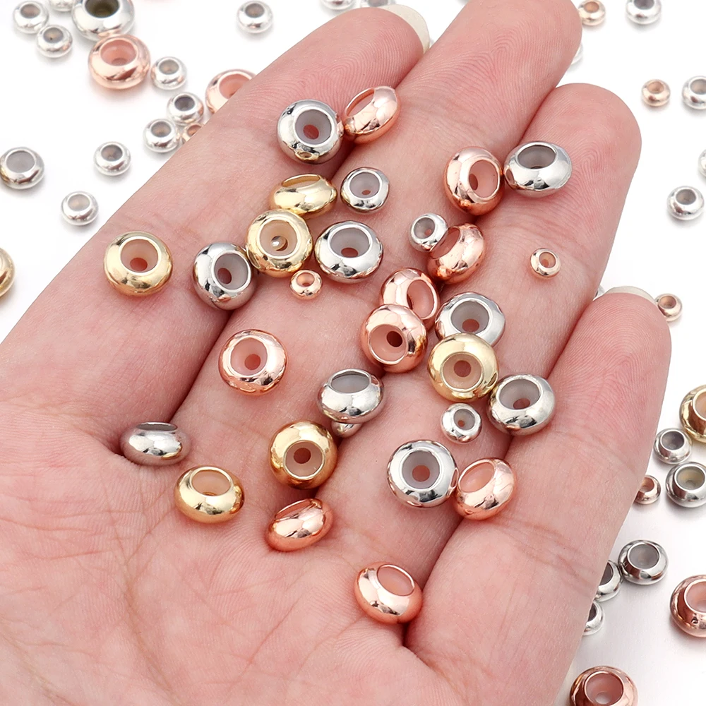 20pcs 4/5/6/7/8/10mm Copper Adjustment Beads with Silicone Ring Stopper Spacer Beads for Jewelry Making DIY Bracelet Supplies
20pcs 4/5/6/7/8/10mm Copper Adjustment Beads with Silicone Ring Stopper Spacer Beads for Jewelry Making DIY Bracelet Supplies