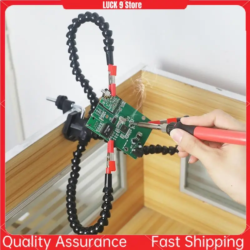 Desk Clamp Soldering Third Hand Tool Flexible Arms Soldering Station Holder For Electronic Repair Soldering-AB52
Desk Clamp Soldering Third Hand Tool Flexible Arms Soldering Station Holder For Electronic Repair Soldering-AB52