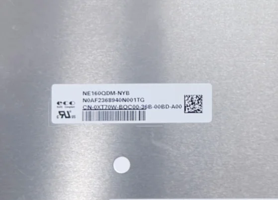 NE160QDM-NYB 16.0'' 165Hz Laptop LCD Screen Display Panel Matrix 2560×1600 EDP 40 Pins
NE160QDM-NYB 16.0'' 165Hz Laptop LCD Screen Display Panel Matrix 2560×1600 EDP 40 Pins