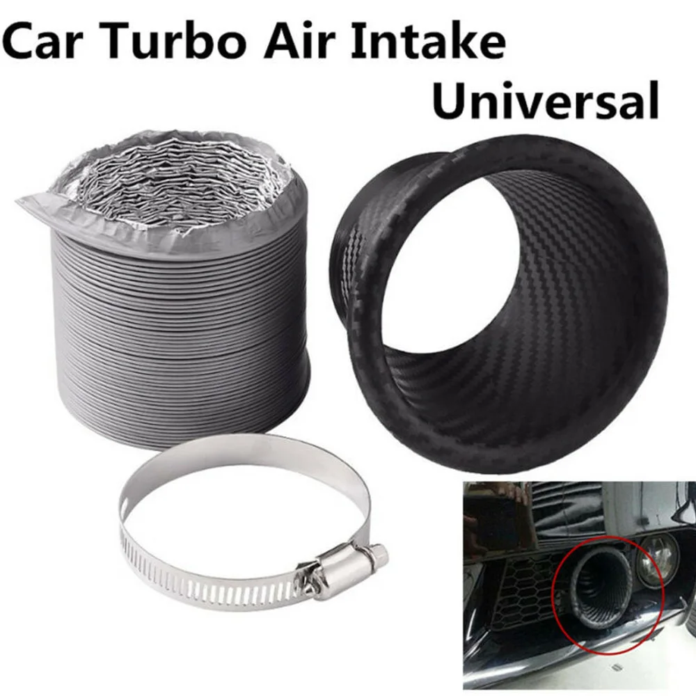 Set Turbo Air Intake pipe ABS Auto Black Turbine 108x108x70mm Bumper Carbon fiber style Funnel Parts Replacement Practical
Set Turbo Air Intake pipe ABS Auto Black Turbine 108x108x70mm Bumper Carbon fiber style Funnel Parts Replacement Practical