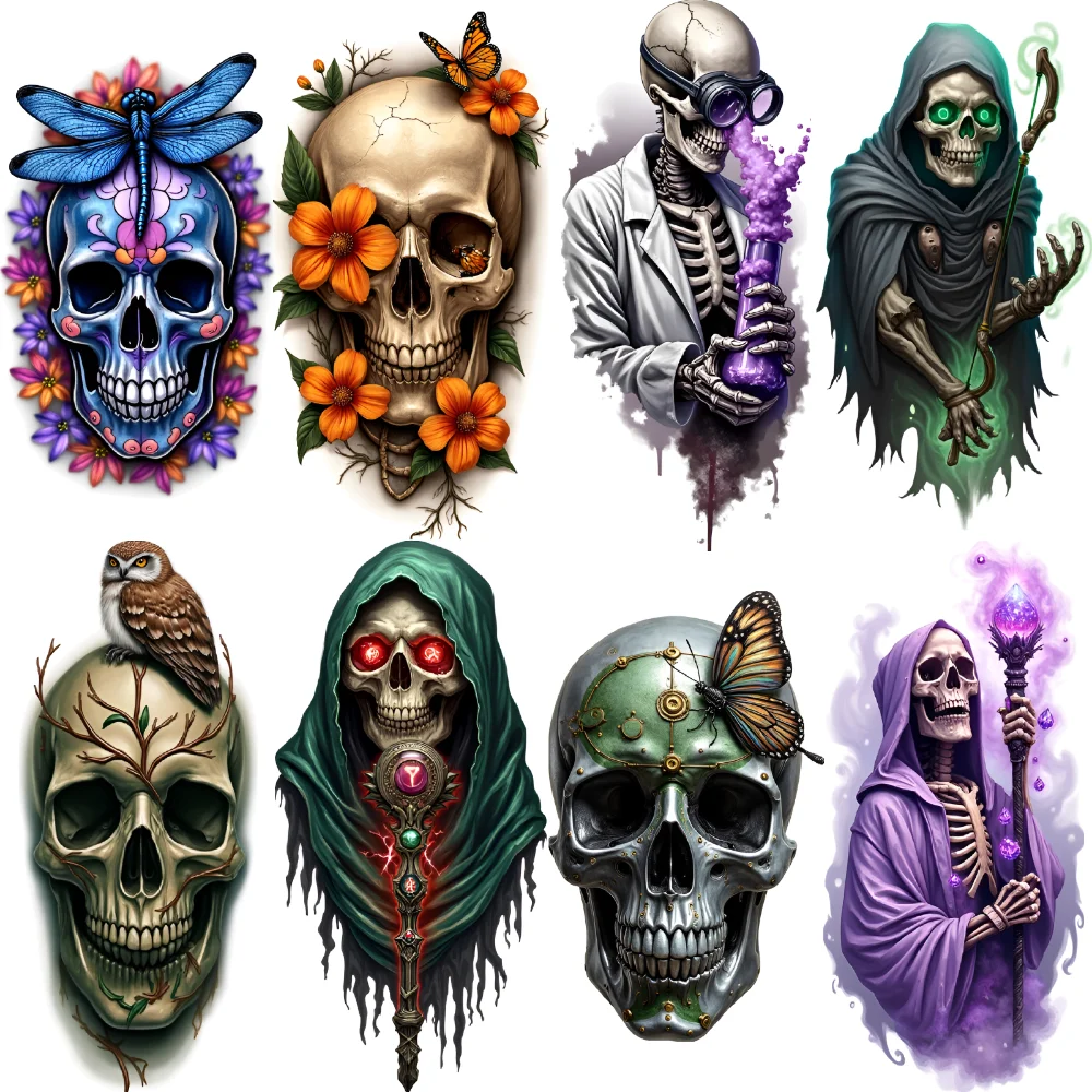 3pcs Temporary Tattoo Skull With Owl Waterproof Long-lasting Body Stickers Skull With Flowers Sugar Skull With Dragonfly For
3pcs Temporary Tattoo Skull With Owl Waterproof Long-lasting Body Stickers Skull With Flowers Sugar Skull With Dragonfly For