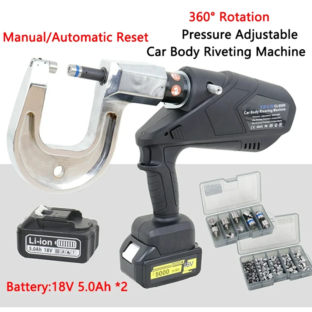 Electric Hydraulic Self-Piercing Riveter for Automotive Aluminum Body Sheet Metal Riveting Tool Car Body Repair Equipment
Electric Hydraulic Self-Piercing Riveter for Automotive Aluminum Body Sheet Metal Riveting Tool Car Body Repair Equipment