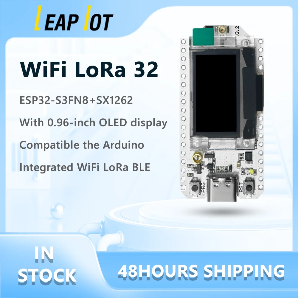 Heltec Meshtastic WiFi LoRa 32 V3 ESP32 SX1262, макетная плата с 0,96-дюймовым OLED-дисплеем Type-C, совместимая с Arduino
Heltec Meshtastic WiFi LoRa 32 V3 ESP32 SX1262, макетная плата с 0,96-дюймовым OLED-дисплеем Type-C, совместимая с Arduino