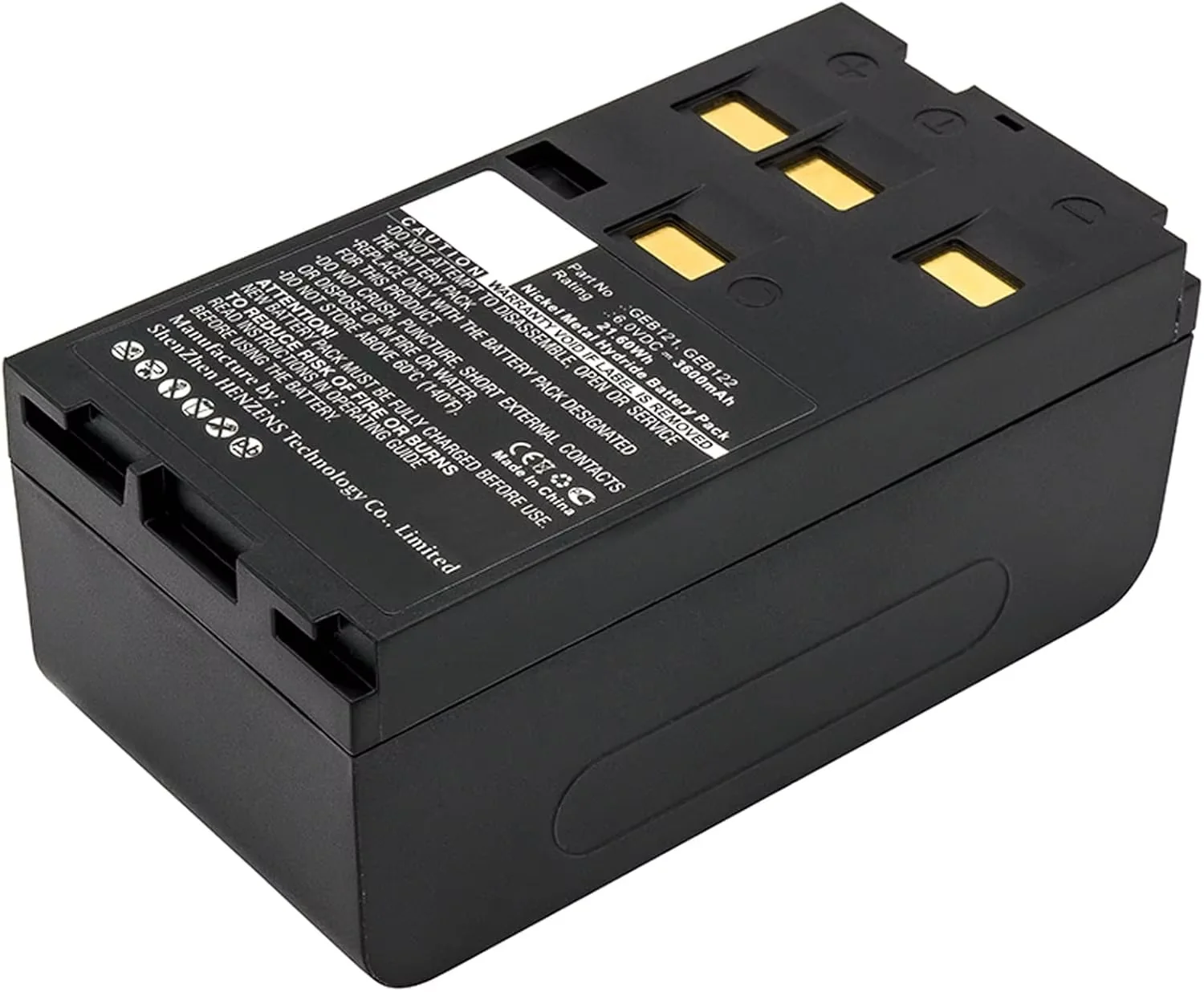 The GEB121 battery is suitable for the batteries of measuring instruments such as TPS400, TPS700, TPS800, as well as for devices
The GEB121 battery is suitable for the batteries of measuring instruments such as TPS400, TPS700, TPS800, as well as for devices