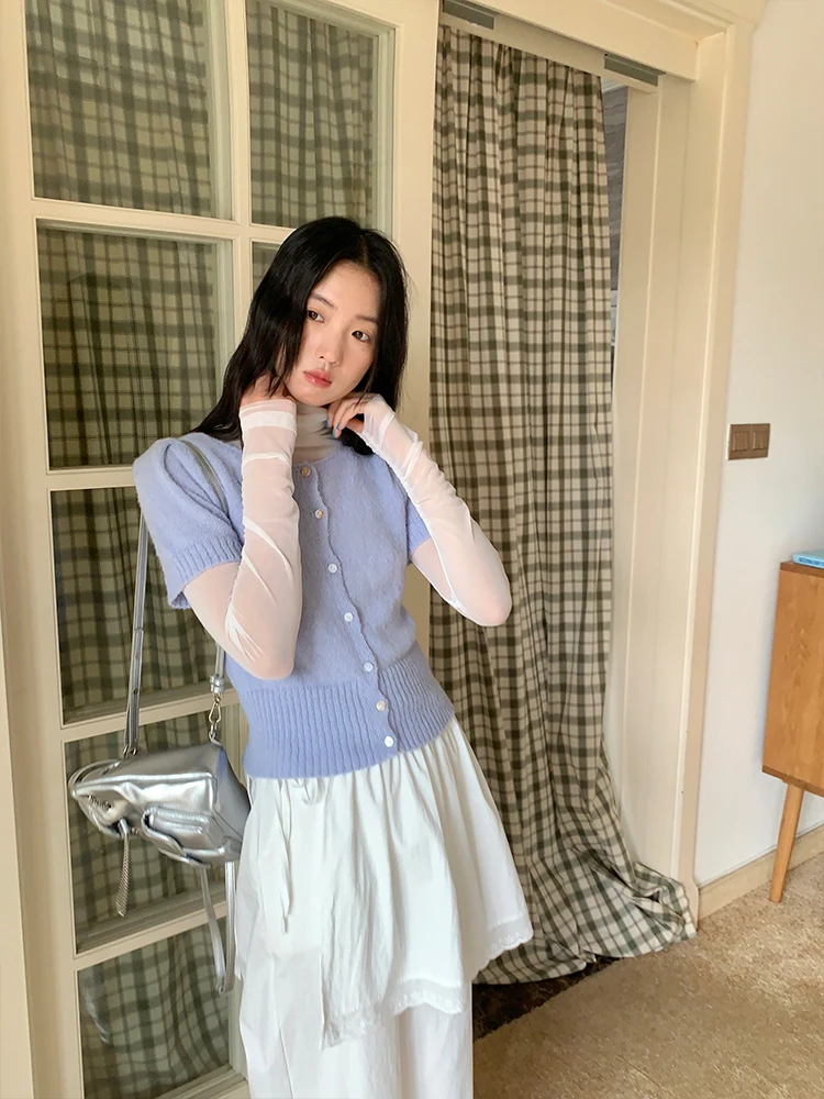 Комплект из двух предметов: вязаный кардиган MudYouth с открытыми рукавами и белые плиссированные брюки с высокой талией, свободного кроя, пастельно-желтый, фиолетовый
Комплект из двух предметов: вязаный кардиган MudYouth с открытыми рукавами и белые плиссированные брюки с высокой талией, свободного кроя, пастельно-желтый, фиолетовый