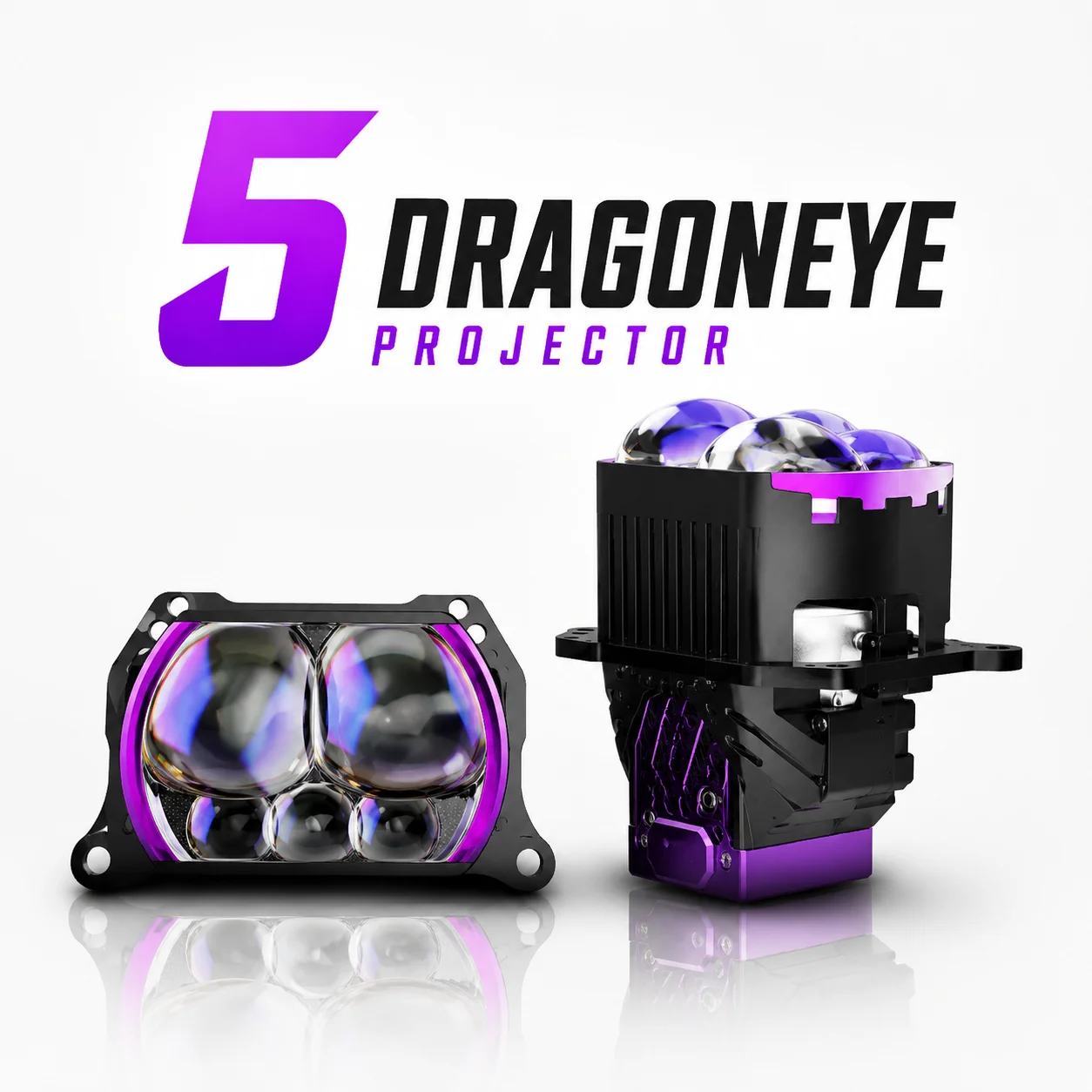 CF 5 DRAGONEYE Bi LED Headlight Projector Lens Ultra Bright High Low Beam Retrofit Car Lamp Automotive Lighting
CF 5 DRAGONEYE Bi LED Headlight Projector Lens Ultra Bright High Low Beam Retrofit Car Lamp Automotive Lighting