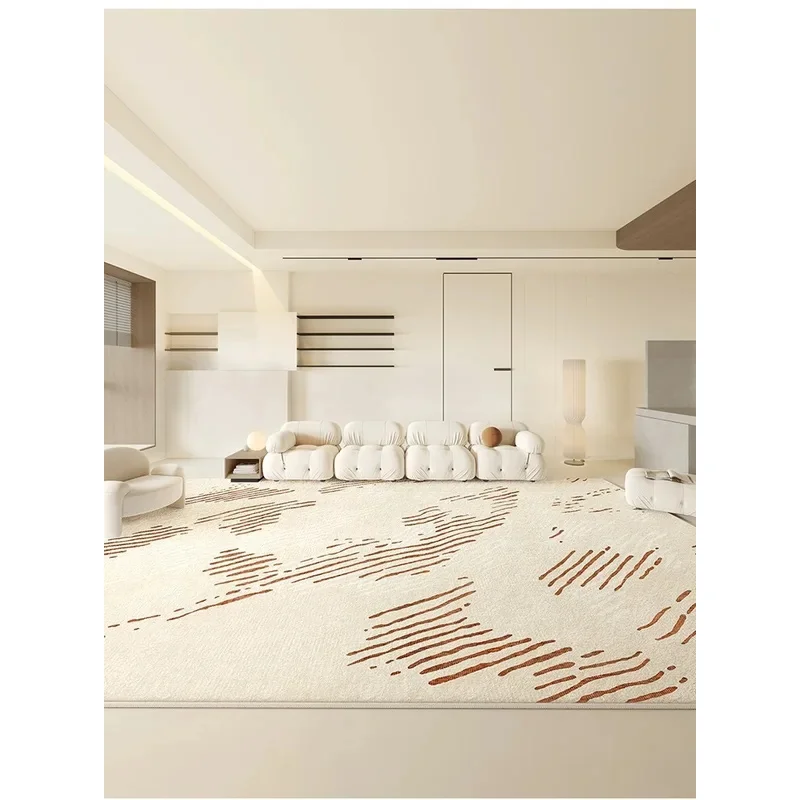 VIKAMA Carpet Living Room Light Luxury Deluxe Sofa Coffee Table Bedroom Floor Mat Cream Wind Washable Floor Mat Home Decoration
VIKAMA Carpet Living Room Light Luxury Deluxe Sofa Coffee Table Bedroom Floor Mat Cream Wind Washable Floor Mat Home Decoration