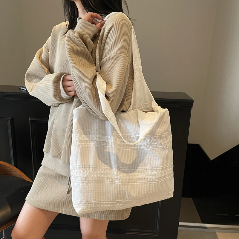 Tiptoegirls Large Long Handles Bag Plaid Shoulder Bag for Women Gray White Green Khaki 4 Color Soft Comfortable Fabric Totes Bag
Tiptoegirls Large Long Handles Bag Plaid Shoulder Bag for Women Gray White Green Khaki 4 Color Soft Comfortable Fabric Totes Bag