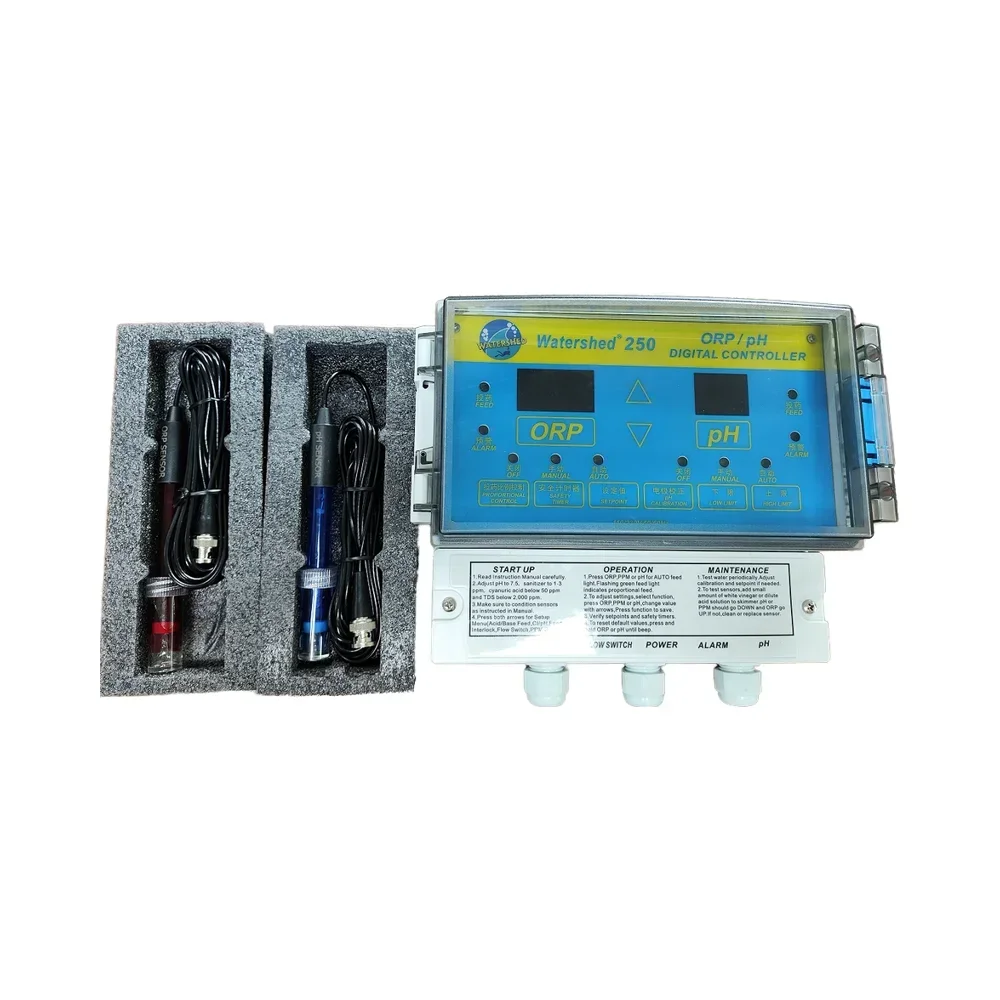 Multi-Parameter PH/ORP Water Quality Sensor Meter Online Quality Test Monitor for Swimming Pools Quality Tool & Accessory
Multi-Parameter PH/ORP Water Quality Sensor Meter Online Quality Test Monitor for Swimming Pools Quality Tool & Accessory