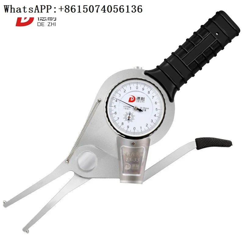 German made belt gauge 15-35, internal clamp, shockproof belt, drill, external caliper, inner diameter measuring tool
German made belt gauge 15-35, internal clamp, shockproof belt, drill, external caliper, inner diameter measuring tool