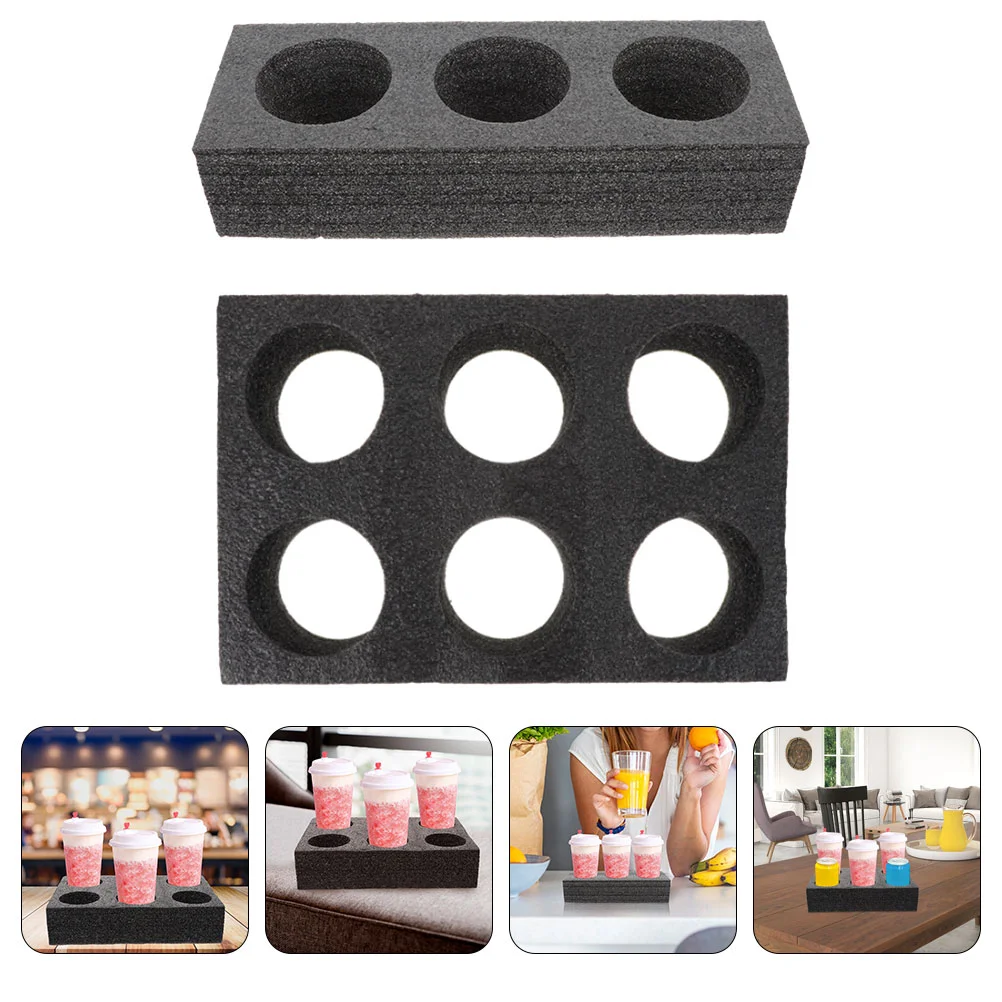 2Pcs Cup Holder Tray for Restaurant Coffee Shop 6 Holes Drink Carrier Stable Takeout Beverage Accessories
2Pcs Cup Holder Tray for Restaurant Coffee Shop 6 Holes Drink Carrier Stable Takeout Beverage Accessories