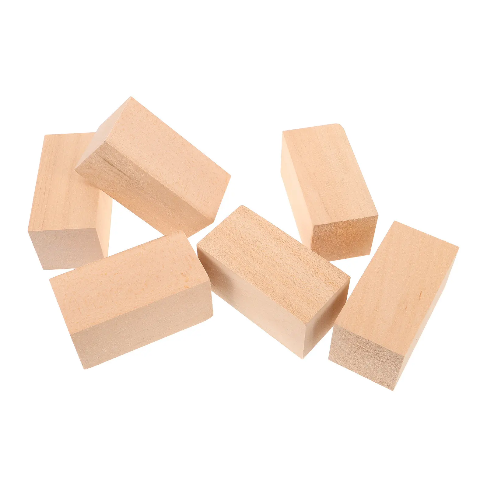 6Pcs Natural Basswood Carving Blocks Rectangle Wood Craft Blocks Unfinished Smooth Wooden Cubes for DIY Painting Whittling Decor
6Pcs Natural Basswood Carving Blocks Rectangle Wood Craft Blocks Unfinished Smooth Wooden Cubes for DIY Painting Whittling Decor