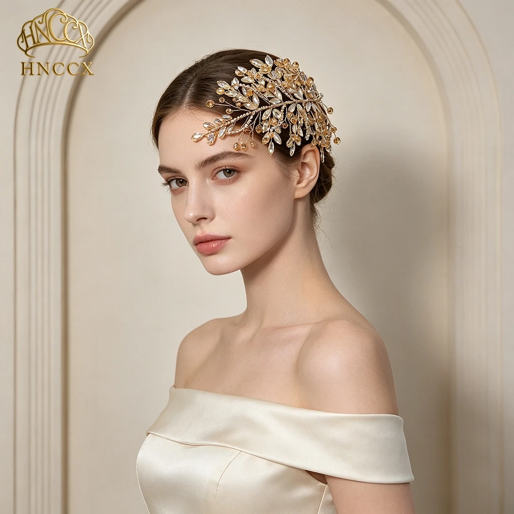 HNCCX Elegant Rhinestone Crystal Bride Hair Pieces Vintage Champagne Color Headbands Wedding Hair Accessories For Women HP1002
HNCCX Elegant Rhinestone Crystal Bride Hair Pieces Vintage Champagne Color Headbands Wedding Hair Accessories For Women HP1002